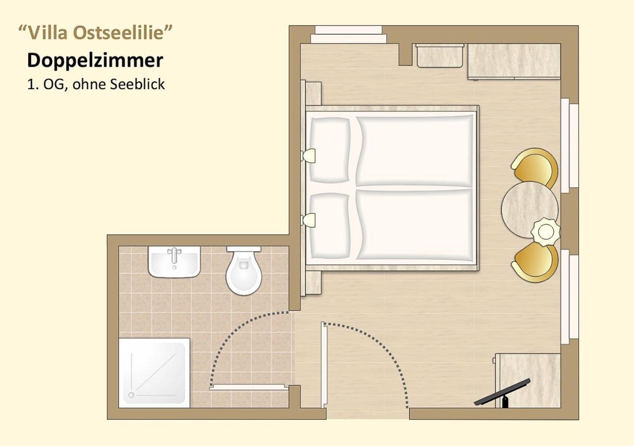 Ferienzimmer In Der Villa Ostseelilie Сасниц Екстериор снимка